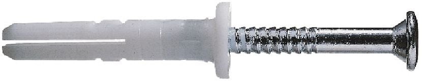 HPS-1 R Impact anchor Economical plastic impact anchor with corrosion-resistant A2 stainless steel screw for outdoor use