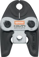 NPR PS UP putkipuristimen leuka Puristusleuat Uponor S-Press® / S-Press Plus® -puristusliittimiin, enintään 50 mm. Sopii Hilti NPR 32 -putkenpuristimiin