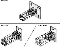 MIQC-C Base plate connector Hot-dip galvanised (HDG) baseplate for fastening MIQ girders to concrete for heavy-duty applications