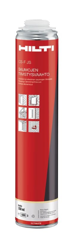 CS-F JS joint sealing foam Flexible insulating foam ideal for performance joints exposed to movement, such as doors and windows