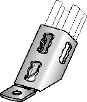 MQP-45 Channel foot Galvanised channel foot for fastening channels to concrete at an angle