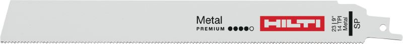 Puukkosahanterät keskivahvan metallin katkaisuun ja leikkaukseen (raskas käyttö) Kestävämpi puukkosahanterä 3,5–10 mm paksun metallin katkaisuun ja leikkaukseen