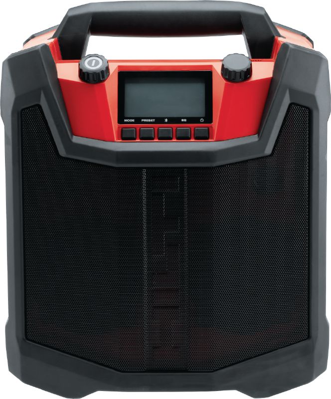 RC 4/36-DAB työmaaradio Tukeva työmaaradio DAB:lla, Bluetooth®-parituksella ja laturilla 12 V – 36 V Hilti-akkuihin