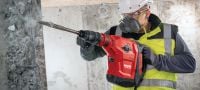 TE 70-ATC/AVR Poravasara Erittäin tehokas SDS Max (TE-Y) -poravasara vaativaan betonin poraukseen ja piikkaukseen Sovellukset 4