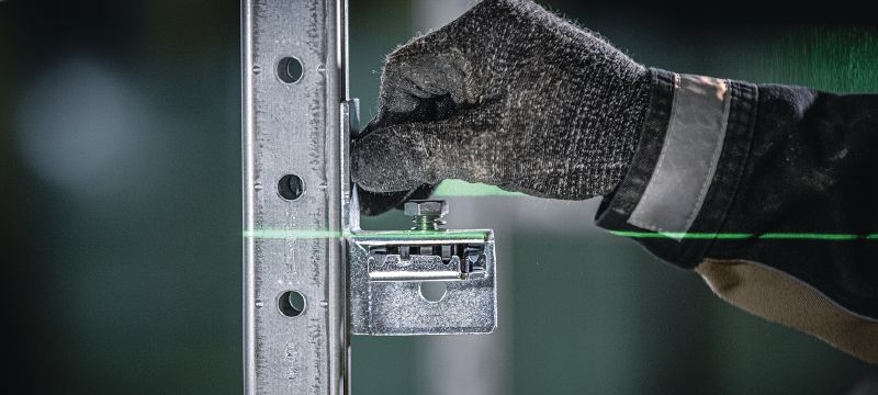 MT-FL Fast-Lock -kiskomutteri pultilla Fast-Lock -kiskomutteri pultilla tasolevyjen ja liittimien asentamiseen MT-kiskoihin Sovellukset 1