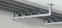MI Hot-dip galvanised (HDG) installation girders with greater adjustability for heavy-duty applications Applications 1