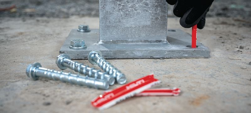 HUS4-MAX Hybrid Screw Anchor Capsule Ultimate-performance foil capsule for fast and economical heavy-duty anchoring in concrete using HUS4 screw anchors Applications 1