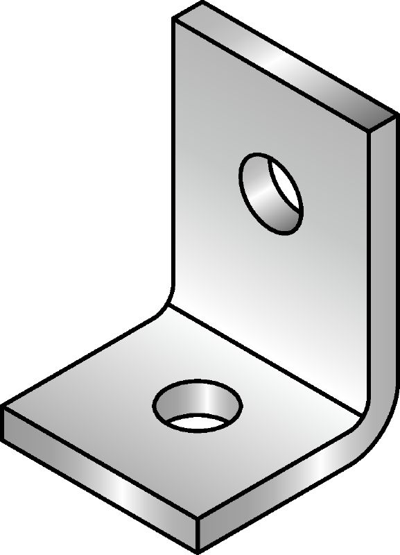 MQW-L Angle Standard galvanised 90-degree angle for connecting multiple MQ strut channels