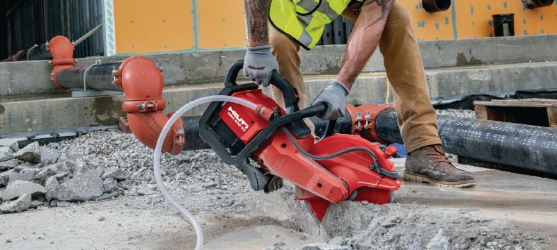 Nuron DSH 600-22 Battery cut-off saw Heavy-duty, battery-powered cordless cut-off saw for concrete, metal and masonry (Nuron battery platform) Applications 1