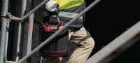 Nuron R 6-22 Jobsite radio Battery-powered portable jobsite radio with up to 22 hours of playback per charge and extra durability for use on construction sites (Nuron battery platform) Applications 1