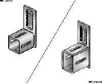 MIC-UH Standard hot-dip galvanised (HDG) connector for fastening MI girders to one another