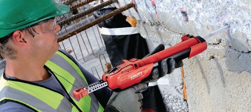 HIT-HY 200-A kemiallinen ankkuri Ultimate-tason hyväksytty kemiallinen ankkurointimassa harjateräsliitoksiin ja raskaille kuormituksille Sovellukset 1