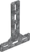 MT-C-GSP T A OC Connector plate Hot-dip galvanised girder connector for assembling and bracing modular support structures in moderately corrosive environments