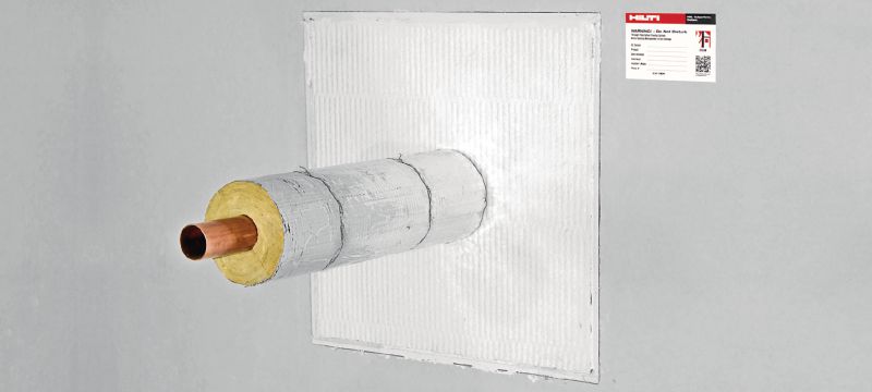 CFS-CT B Firestop coated board well suited for EI120 double board systems. Applications 1