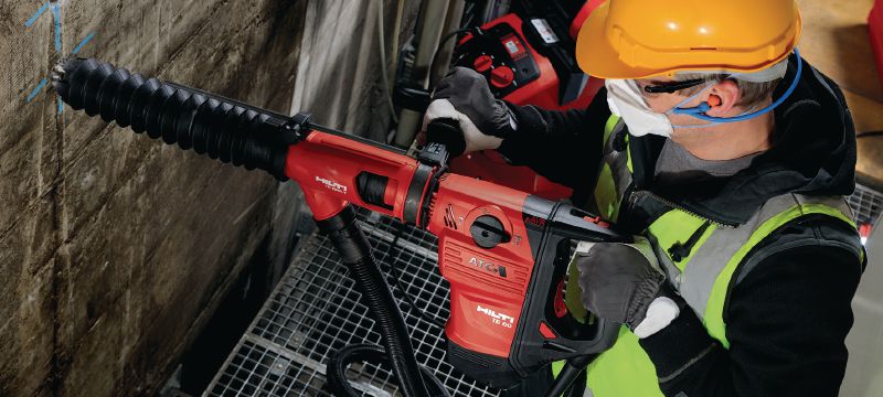 TE DRS-Y Dust removal system Dust removal system for concrete drilling and chiselling with Hilti SDS Max (TE-Y) rotary hammers Applications 1