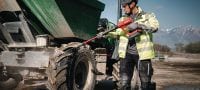 PC 2-22 Akkutoiminen painepesuri Kannettava painepesuri 40 baarin (580 psi) työpaineella kevyeen siivoukseen rakennustyömailla (Nuron-akkualusta) Sovellukset 3
