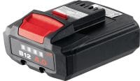 B12 4.0 12V Akku Kompakti ja tehokas 12 V 4,0 Ah -litiumioniakku