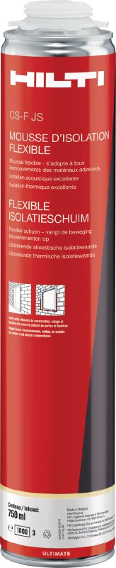 CS-F JS joint sealing foam Flexible insulating foam ideal for performance joints exposed to movement, such as doors and windows