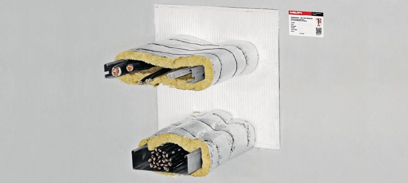 CFS-CT B Firestop coated board well suited for EI120 double board systems. Applications 1