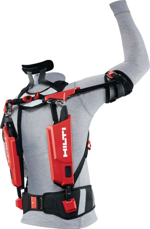 EXO-S Hartioiden eksoskeleton Puettava rakennusalan eksoskeleton, joka auttaa vähentämään hartioiden ja niskan väsymystä olkapäiden yläpuolella työskenneltäessä, hauislihaksen ympärysmitta jopa 40 cm (16)