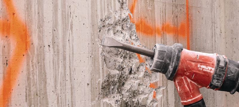 TE-Y FM Tasataltat Erittäin kestävät SDS Max (TE-Y) -tasatalttaterät betonin ja muurauksen piikkaukseen/kanavointiin Sovellukset 1