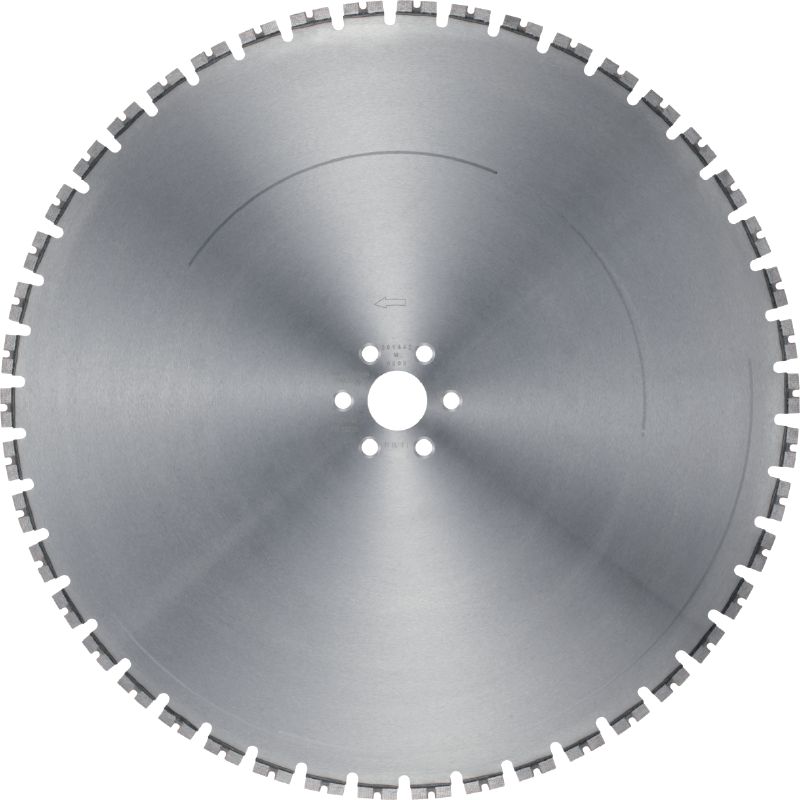 SPX LCS Equidist Wall Saw Blade (60H: fits on Hilti and Husqvarna®) Ultimate wall saw blade (5-10 kW) for high-speed cutting and a longer lifetime in reinforced concrete (60H arbor fits on Hilti and Husqvarna® wall saws)