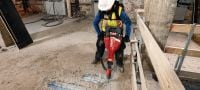 TE 2000-22 Akkukäyttöinen murtovasara Tehokas ja kevyt akkukäyttöinen murtovasara betonin rikkomiseen ja muihin purkutöihin (Nuron-akkualusta) Sovellukset 5
