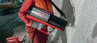 P 8000 D pneumaattinen puristin Pneumaattinen puristin hybridi-/epoksipohjaisiin kemiallisiin ankkureihin Sovellukset 1
