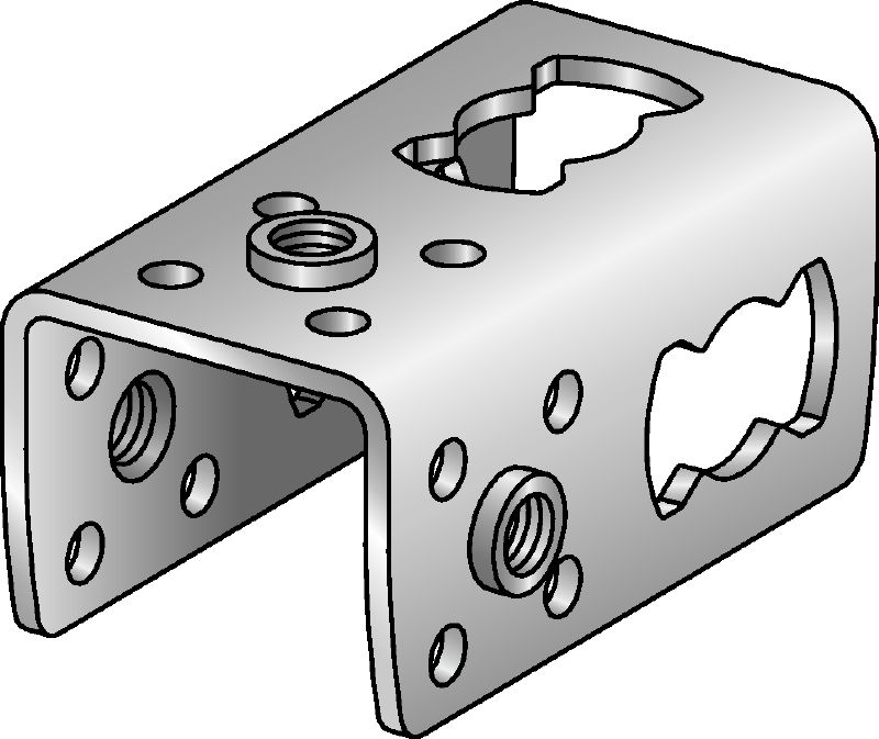 MQ3D connectors Galvanised elements for assembling 3D structures on site