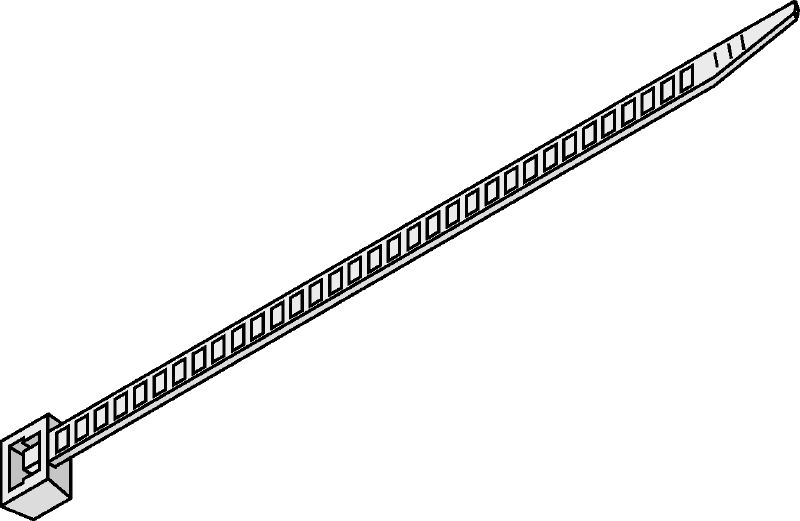 ECT-S White cable tie recommended for indoor use