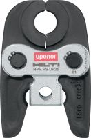 NPR PS UP putkipuristimen leuka Puristusleuat Uponor S-Press® / S-Press Plus® -puristusliittimiin, enintään 50 mm. Sopii Hilti NPR 32 -putkenpuristimiin