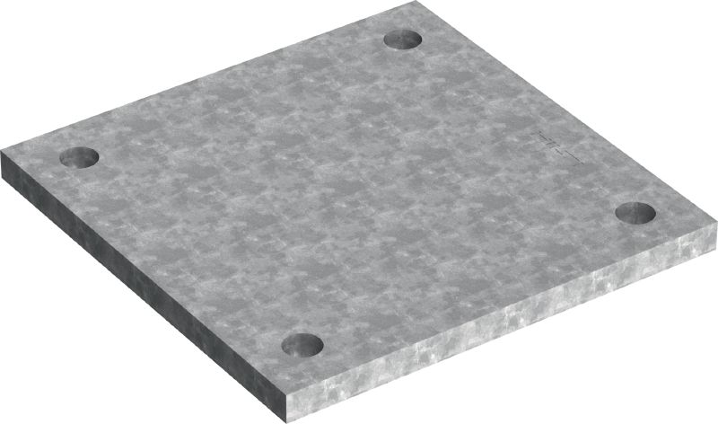 MIB-CDH Baseplate Hot-dip galvanised (HDG) baseplate for fastening MI girders to concrete