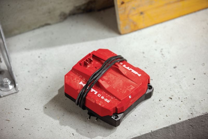 C 6-22 Nuron-pikalaturi Pikalaturi kaikkien Hilti Nuron -akkujen lataamiseen Sovellukset 1
