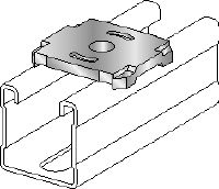MQZ-L Galvanised bored plate for fire-tested trapeze assembly and anchoring