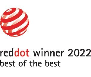                Tämä tuote on saanut "Best of the Best" Red Dot -muotoilupalkinnon.            