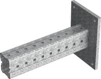 MIC-C120-DH Kuumasinkitty (HDG) konsoli raskaisiin betonikiinnityksiin