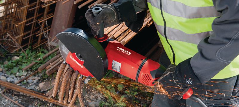 AG 230-27DB Kulmahiomakone 2700 W kulmahiomakone turvakatkaisimella, käännettävällä takakahvalla ja jarrulla, korkeintaan 230 mm laikka Sovellukset 1