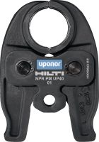 NPR PM UP putkipuristimen leuka Puristusleuat Uponor Uponor S-Press® / Uponor S-Press Plus® -puristusliittimiin, enintään 40 mm. Sopii Hilti NPR 19 -putkenpuristimiin