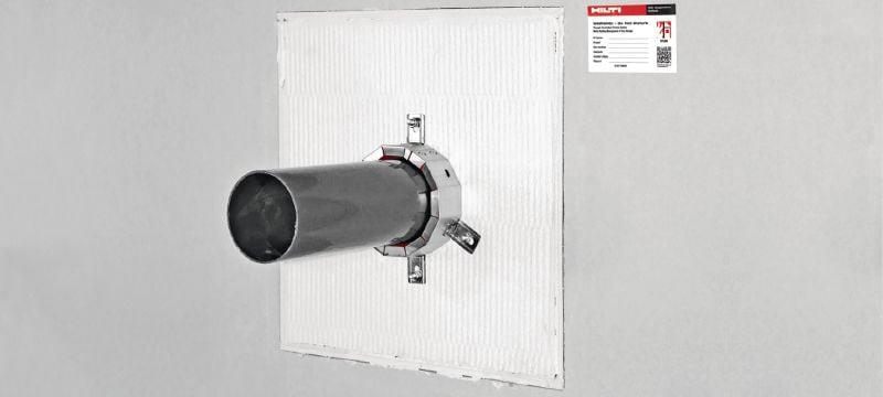 CFS-CT B Firestop coated board well suited for EI120 double board systems. Applications 1