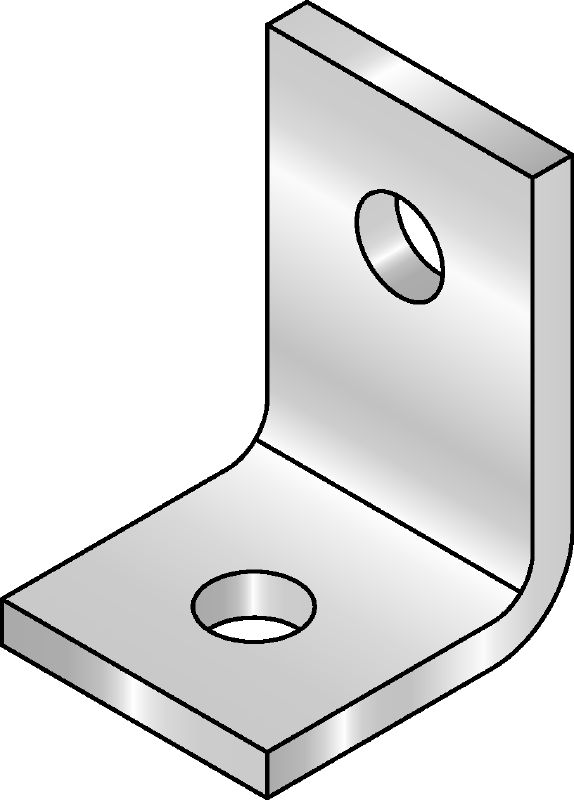 MF-L connecting element Hot-dipped-galvanized single point fastening of pipes, airducts and cable trays