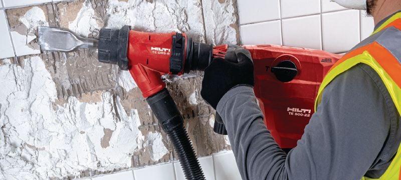 TE 500-22 SDS-Max akkutoiminen piikkausvasara Akkutoiminen SDS Max (TE-Y) -purku- ja piikkausvasara aktiivisella tärinänvaimennuksella (AVR) betonin tai muurauksen piikkaukseen (Nuron-akkualusta) Sovellukset 1