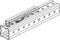 MIC-MI/MQ M8 Hot-dip galvanised (HDG) connector for fastening MQ strut channels parallel to MI girders Applications 1