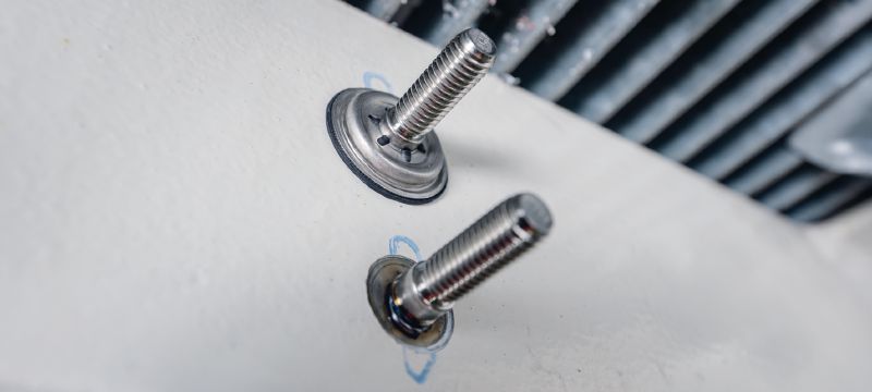 F-BT-MR Kierretankotapit Kierretankotapit ruostumattomasta teräksestä Hilti Stud Fusioniin Sovellukset 1