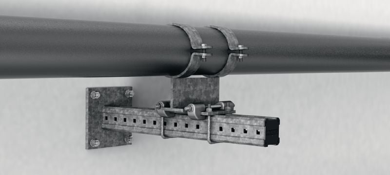 MIB-CDH Hot-dip galvanised (HDG) baseplate for fastening MI girders to concrete Applications 1