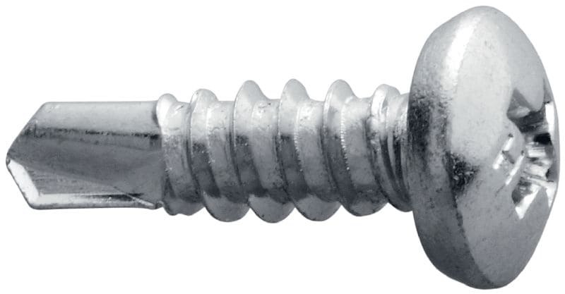 S-MD 03 PZ itseporautuvat metalliruuvit Itseporautuva ruuvi (ruostumaton teräs)