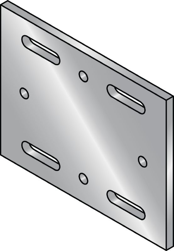 MIB-SH Baseplate Hot-dip galvanised (HDG) baseplate for fastening MI girders to steel