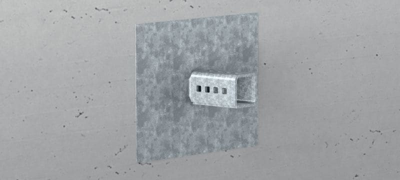 MIC-SC Hot-dip galvanised (HDG) connector used with MI baseplates that allow for free positioning of the girder Applications 1