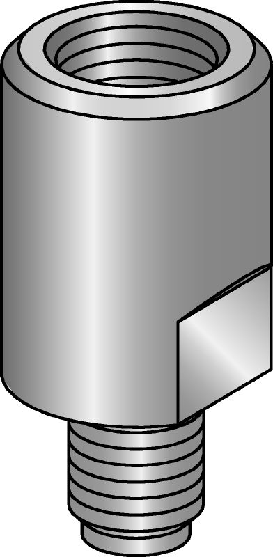 MQZ-A Galvanised pipe ring saddle adapter for converting the diameter of threaded rods