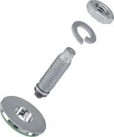 S-BT-EF HC Screw-in stud Threaded screw-in stud (carbon steel, metric thread) for electrical connections on steel in mildly corrosive environments, recommended maximal cross section of connected cable 120 mm²