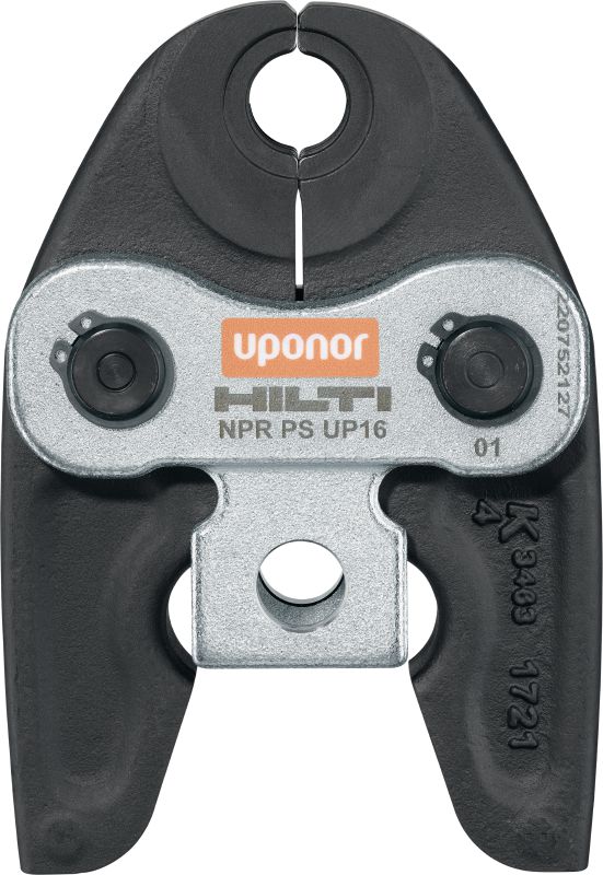 NPR PS UP putkipuristimen leuka Puristusleuat Uponor S-Press® / S-Press Plus® -puristusliittimiin, enintään 50 mm. Sopii Hilti NPR 32 -putkenpuristimiin